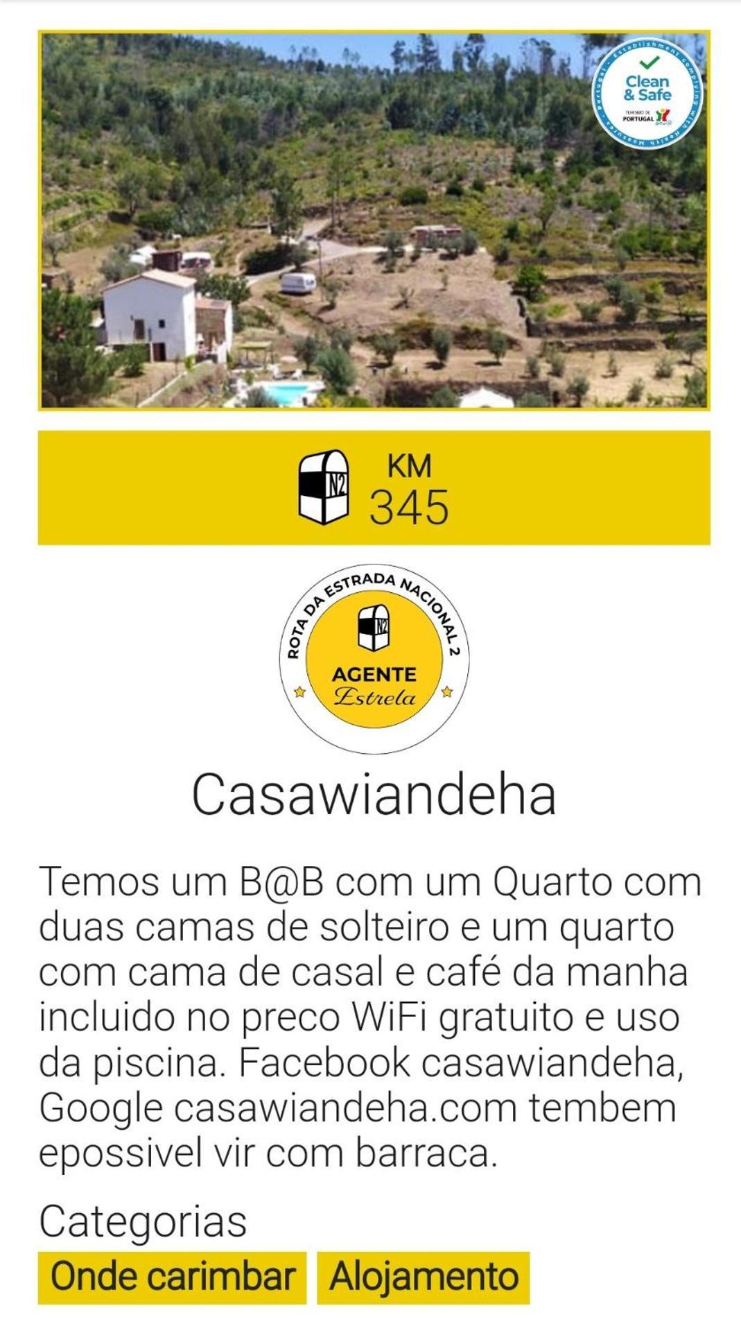 Bed and Breakfast Casa Wiandeha Figueiredo  Exteriér fotografie